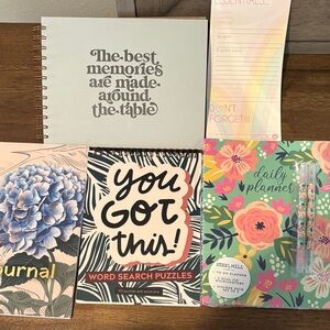 Daily Planner with Floral Design